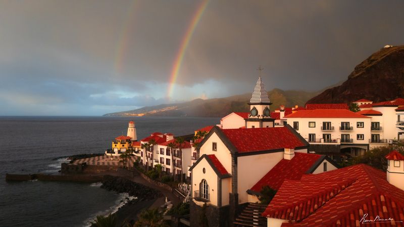 Ponta de São Lourenço, madeira  Rainbow over Ponta da São Lourenço, Madeira фото превью