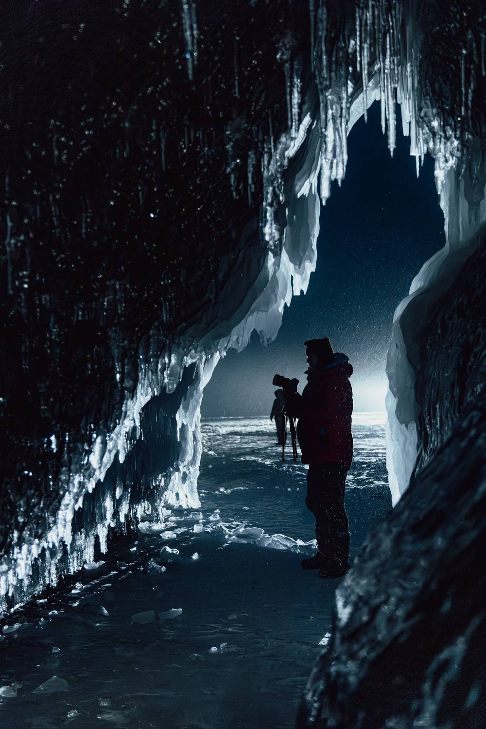 грот, байкал, лед, Сагдиева Эльвира