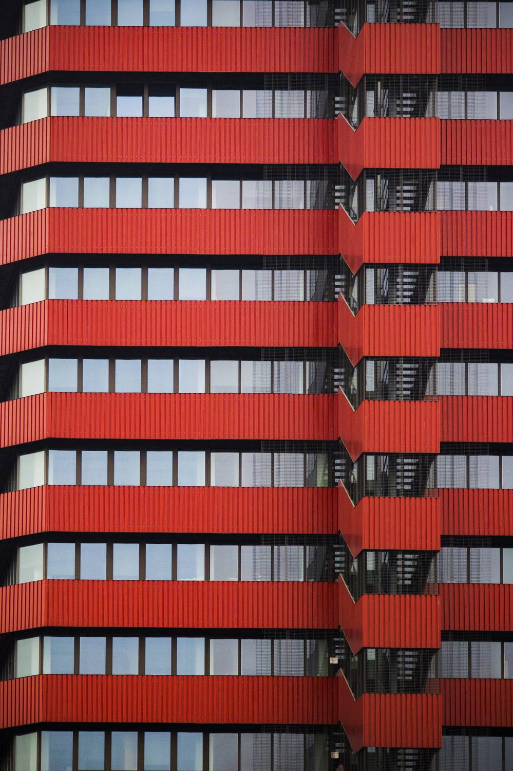 Architecture, Modern, Building, Facade, City, Apartment, Office, Building Exterior, Day, Skyscraper, Damian Cyfka