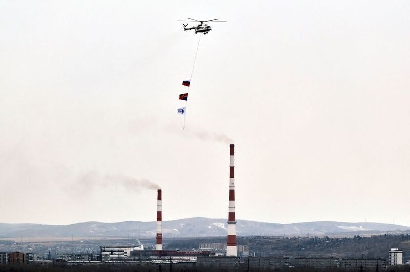 красноярск, вертолёт, авиация Техногенный мир фото превью