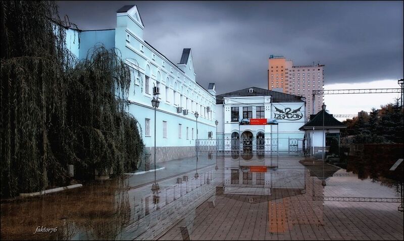 город, архитектура,  москва, рижский вокзал Рижский ж/д.. фото превью