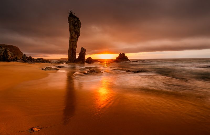 кекур самурай, лазовский заповедник, приморье, японское море Самурай, Лазовский заповедник, Приморье фото превью