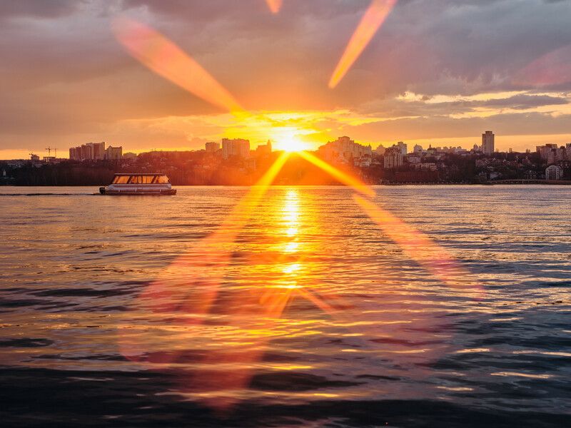 закат закат фото превью