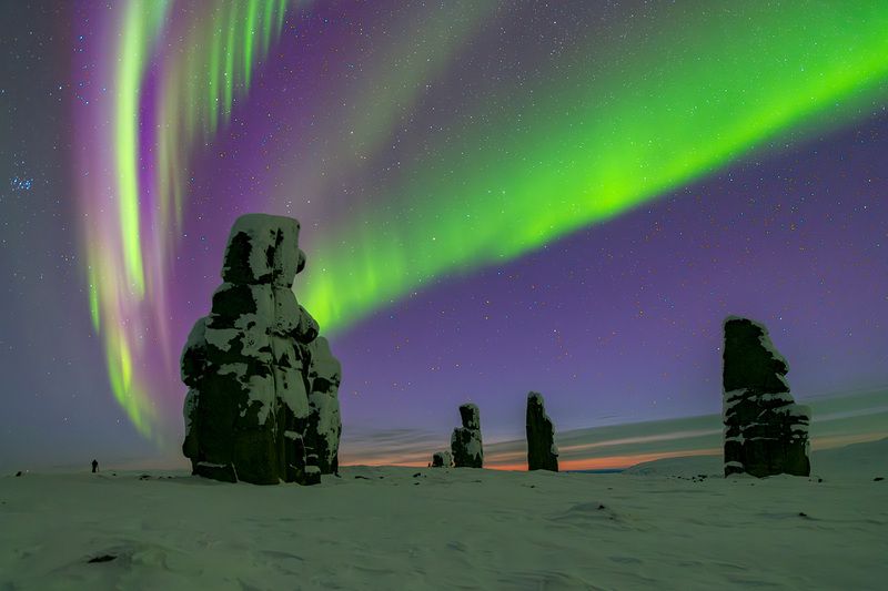 Небесная феерия в Улахан-Сис фото превью