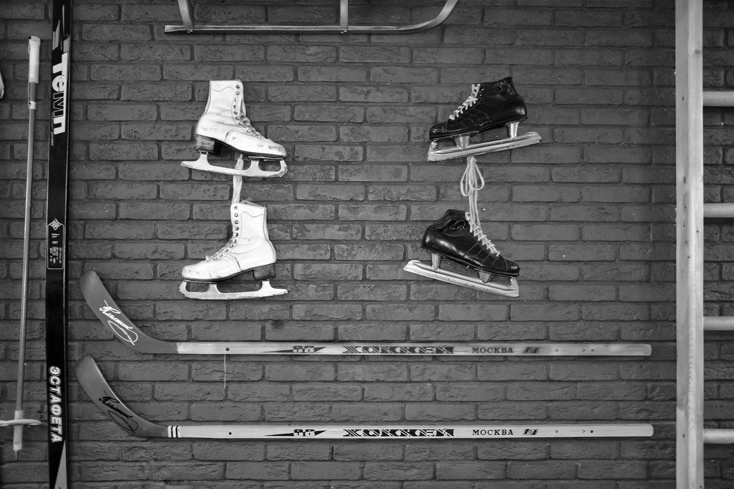 коньки, хоккей, натюрморт, Зорин Миша
