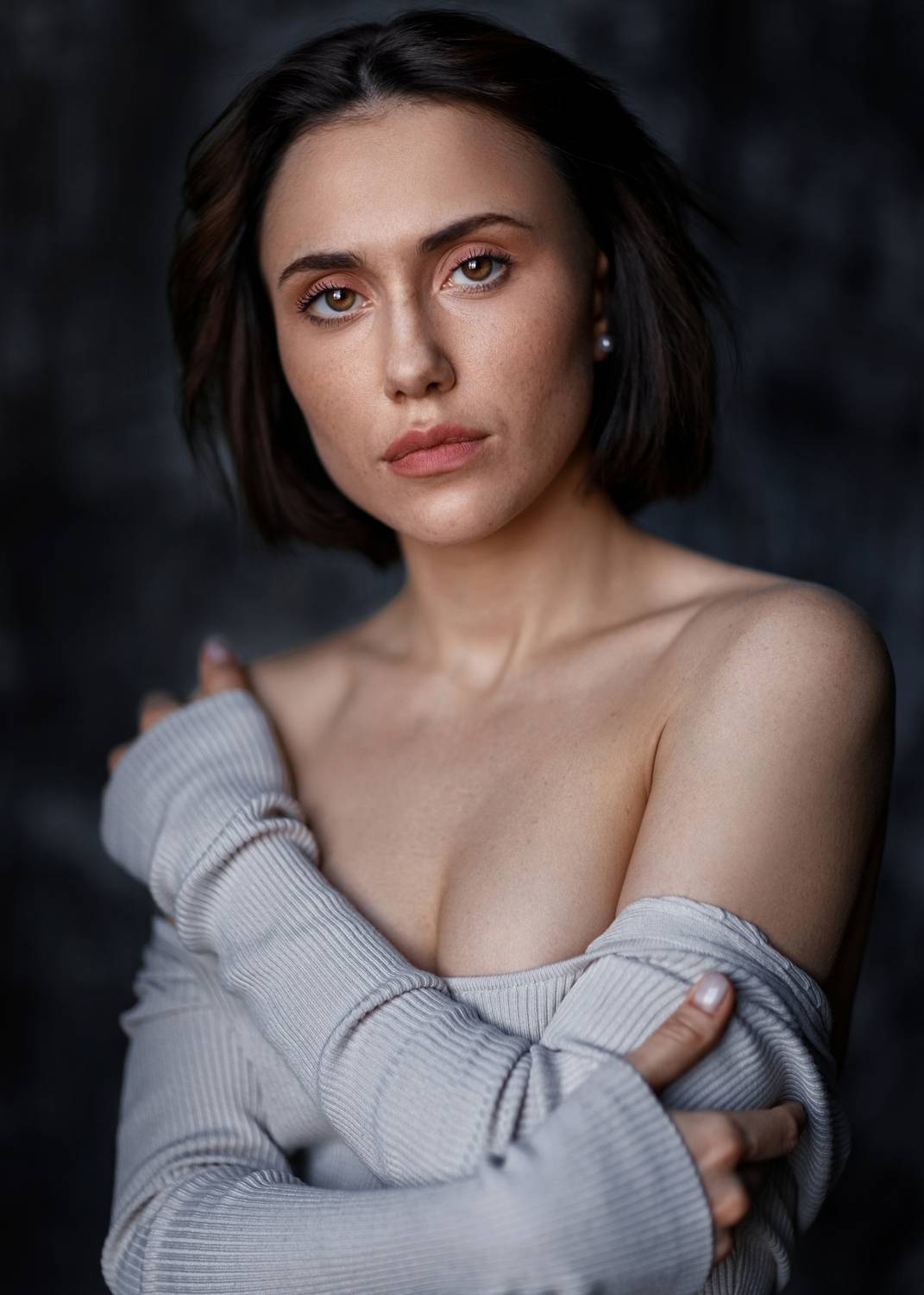 портрет девушка студия красота взгляд, Герасимов Михаил