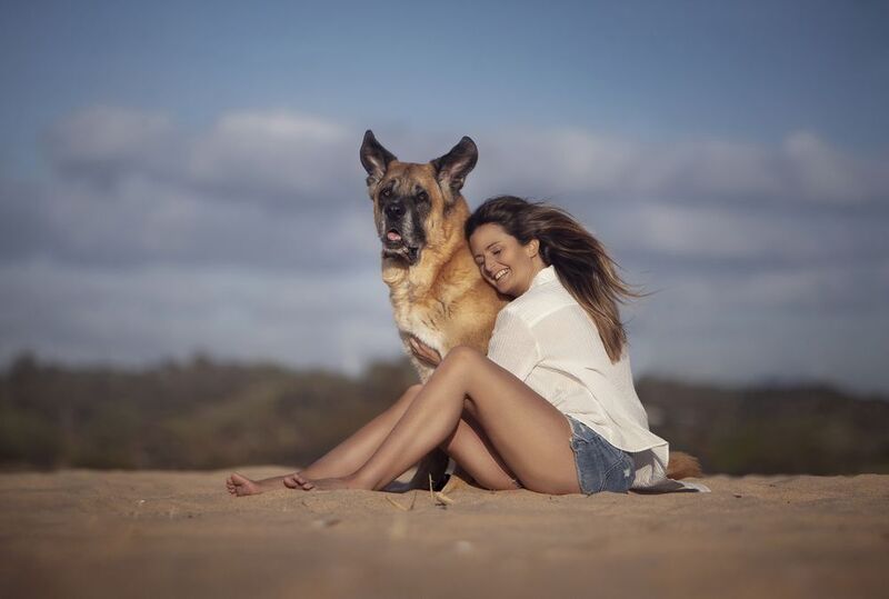 labrador,retriever,dogs,pets,warm,colors,beach,summer,girl,woman,portrait,fun,love,photography,golden,hour,sunset,friendship,water,sand,outdoors,portugal,animal,silhouette,beauvoir,bernois Sonia, Cooper & Camila фото превью