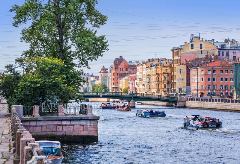 санкт-петербург, фонтанка, красноармейский мост Красноармейский мост через Фонтанку фото превью