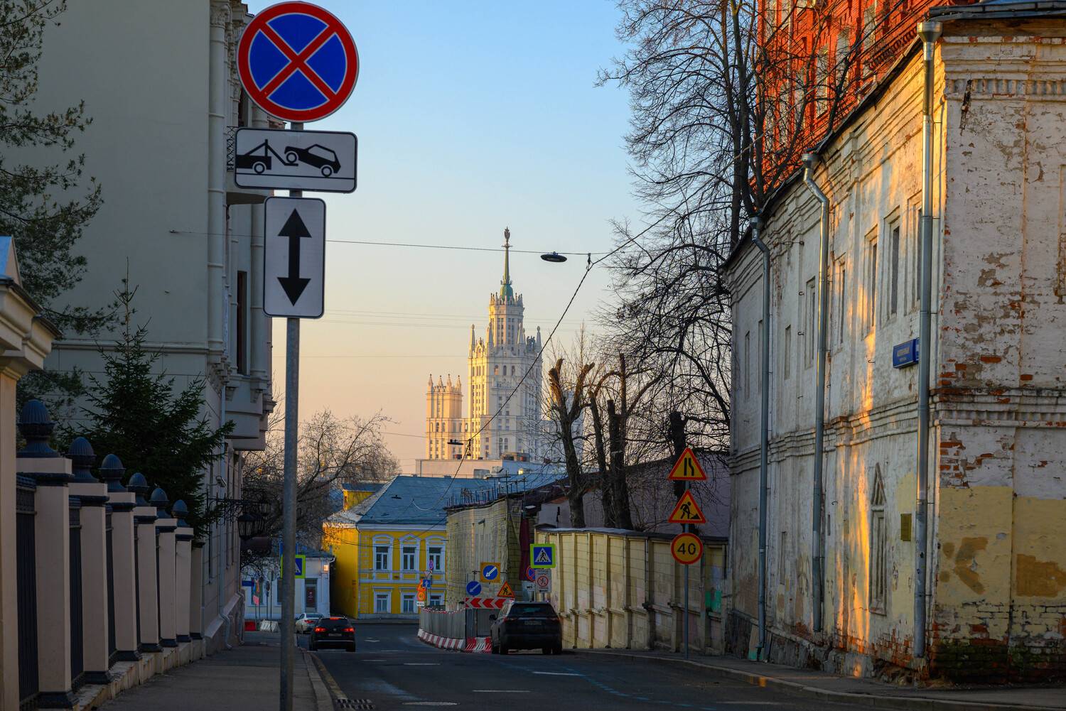 москва, утро, высотка, улочки, Сережин Сережа