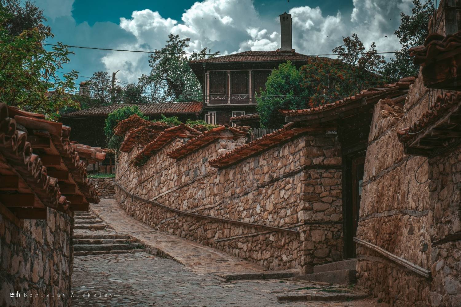 копривщица,koprivshtitsa,българия,bulgaria,travel,old,building,house,history,blue,, Алексиев Борислав