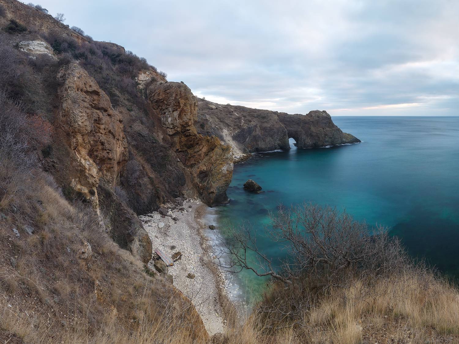 севастополь, фиолент, море, пляж., Владимир Дубинин