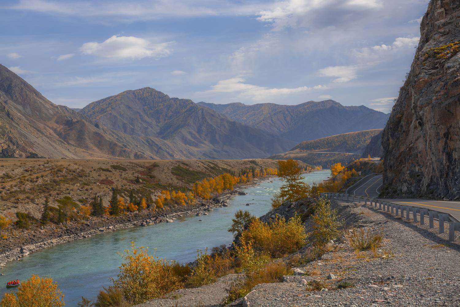 россия, горный алтай, река катунь, чуйский тракт, осень, Поляков Андрей