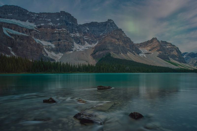 Северное Сияние, Bow Lake фото превью