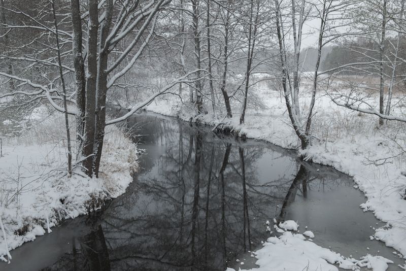апрель снегопад суворощь половодье вазниковский Апрельский снегопад фото превью