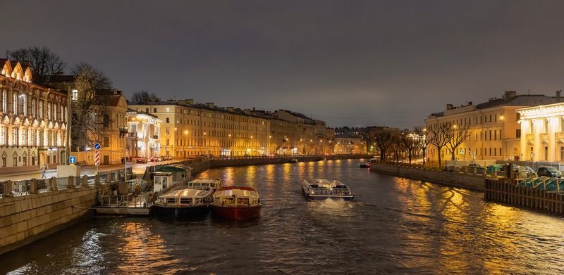 санкт петербург, город, река, фонтанка Фонтанка в апреле... фото превью