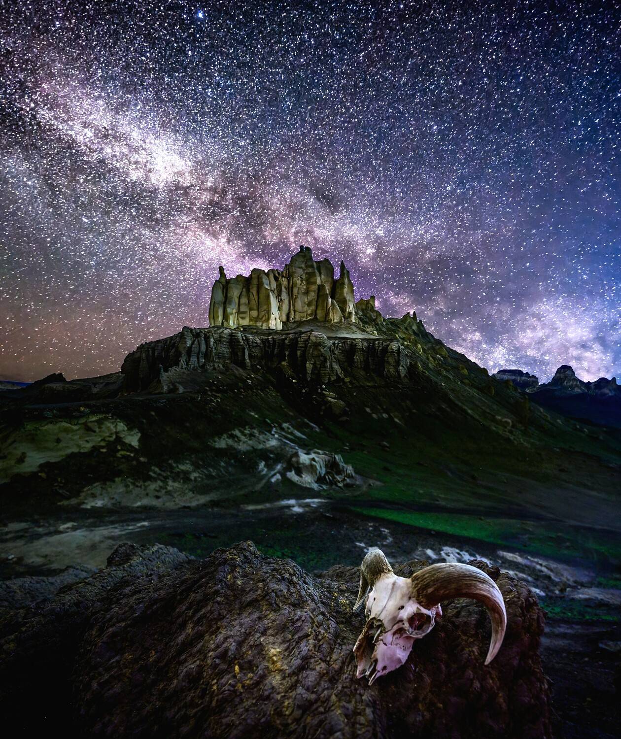 мангистау, пейзаж, ночь, млечный путь, Karasev Pavel