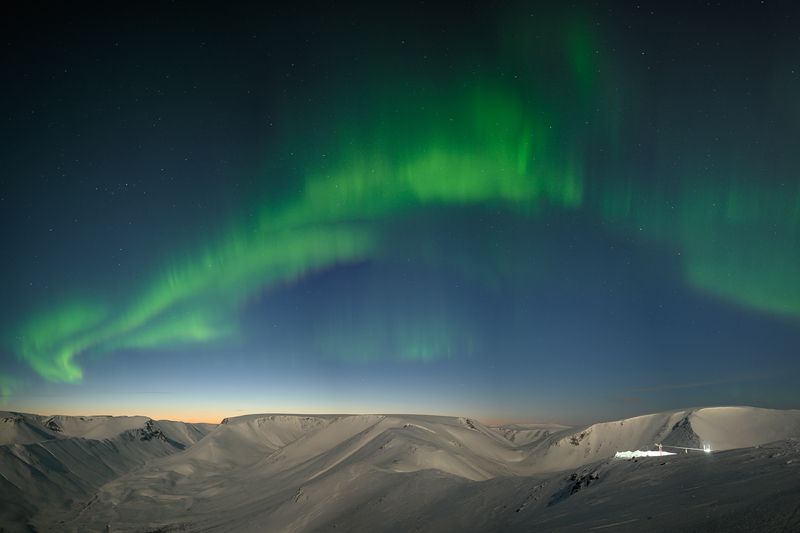 Сияние на вершине Кукиса. фото превью