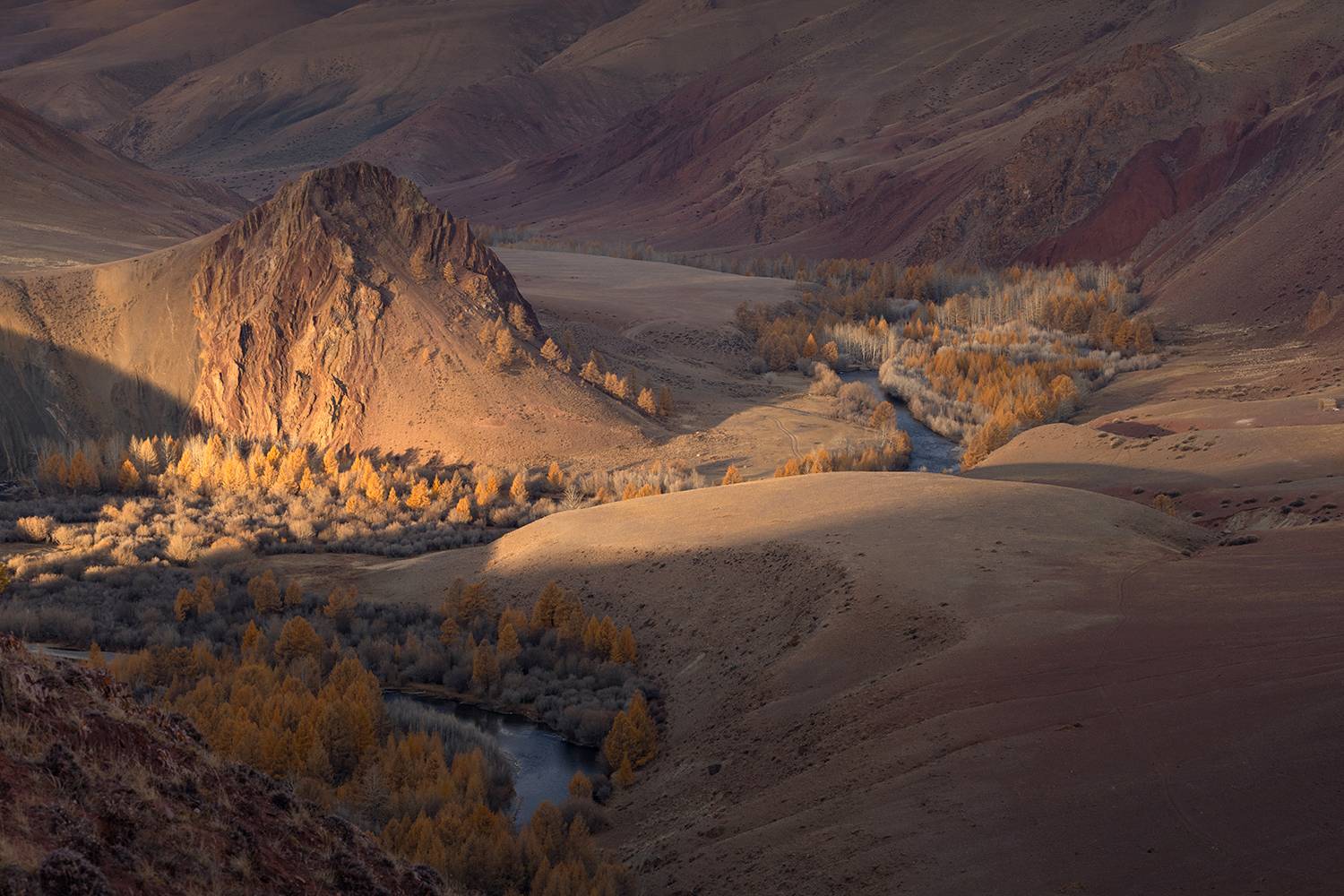 алтай, рассвет, горы, свет, река, Сергей Буторин