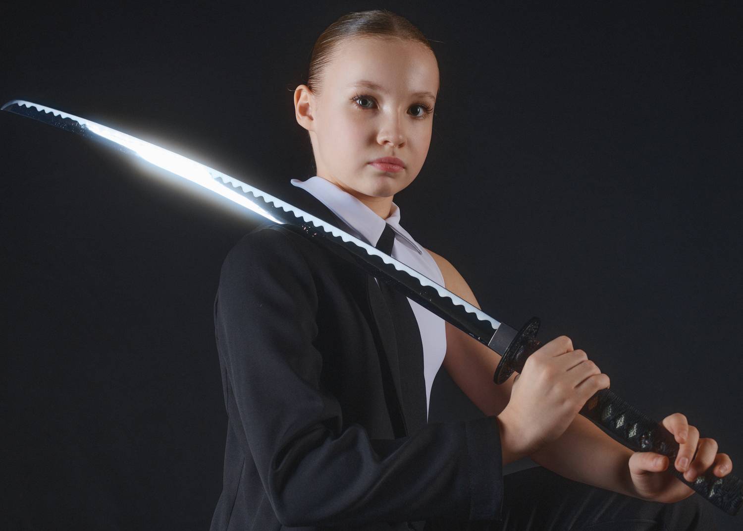 катана, портрет. клинок, Василий Кувакин