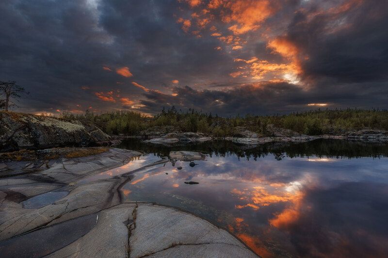 Вечер на Ладоге фото превью