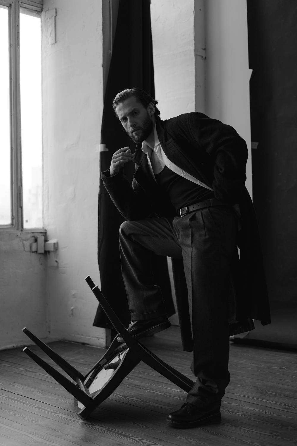 мужчина, мужская съемка, мужской портрет, черно-белая фотография, male, male portrait, Ольга Брагида