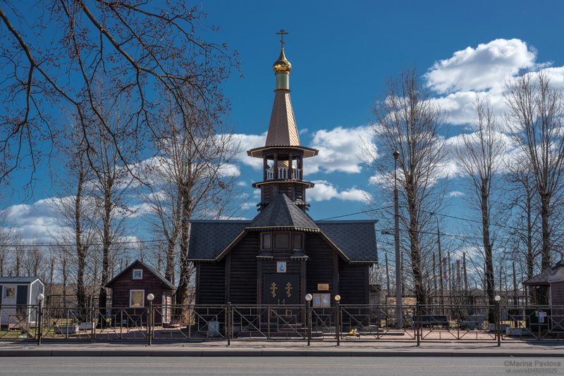 город, архитектура, санкт-петербург, храм, церковь, храм святителя василия великого, вербное воскресенье Храм святителя Василия Великого. Вербное воскресенье фото превью