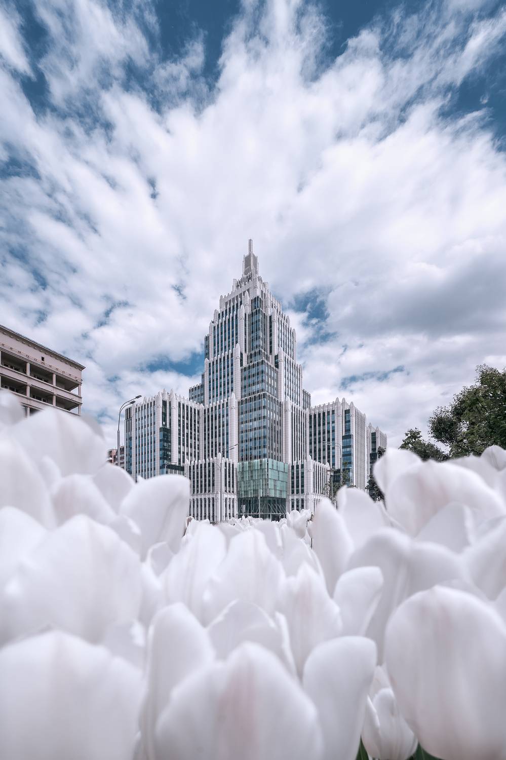 москва, весна, тюльпаны, бц оружейный, архитектура, город, moscow, spring, Мазурева Анастасия