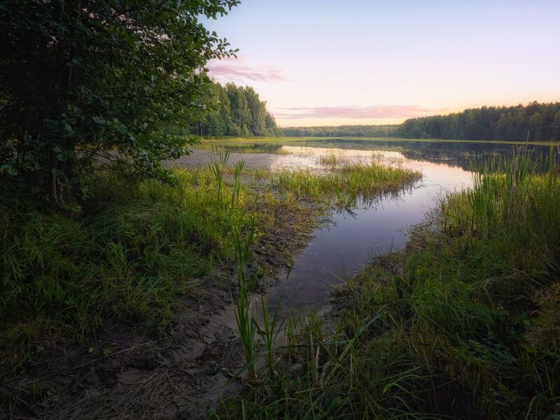 Озеро, река, Пристань Там, где отчаливают лодочки фото превью
