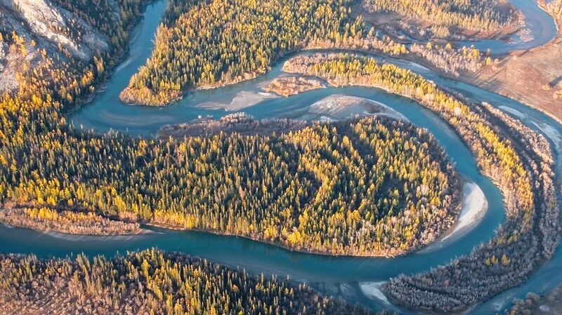 Россия, Алтай, Чуйский меандр Чуйский меандр фото превью