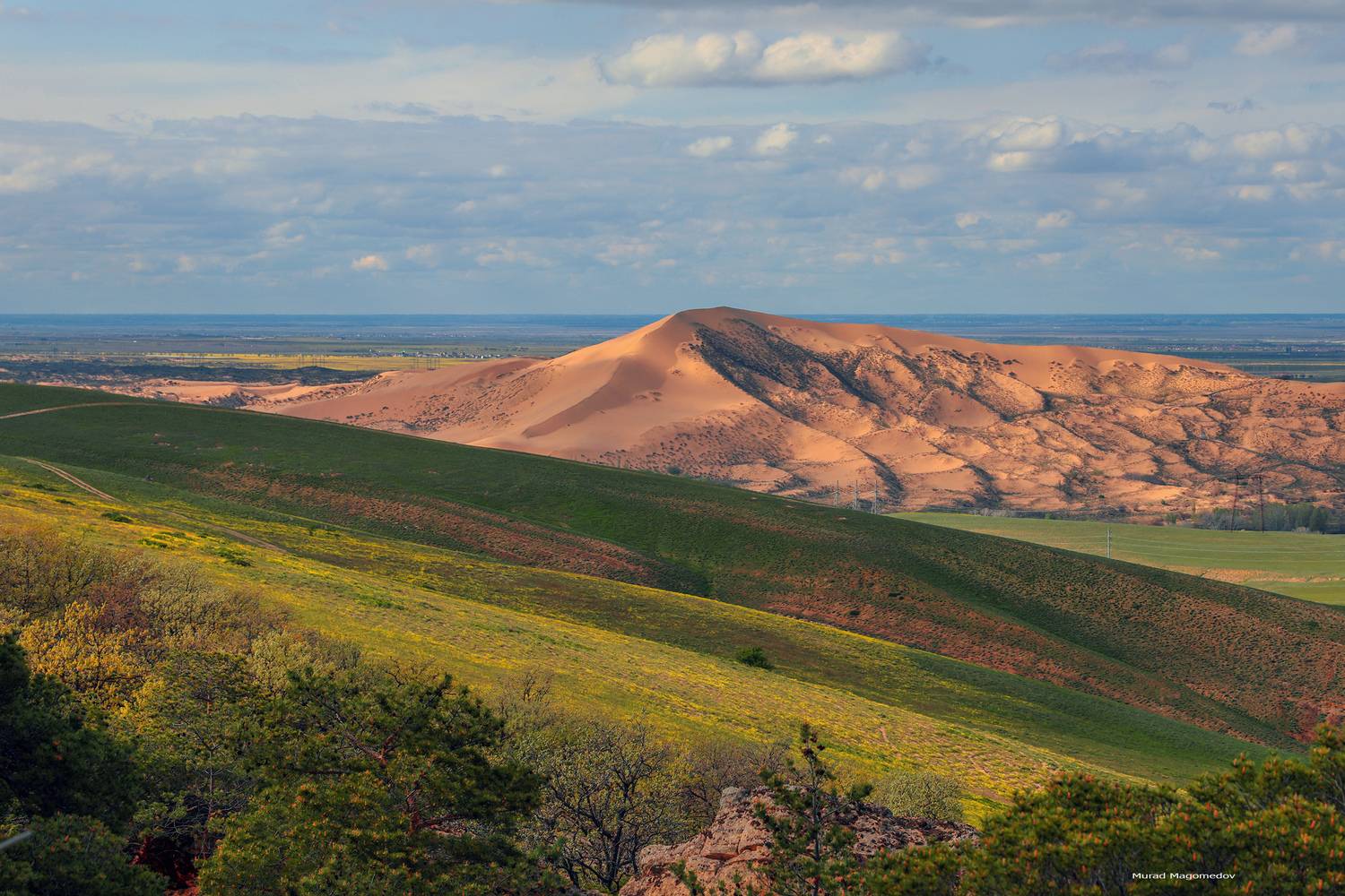 сары кум,песчаная гора,весна,песок,пейзаж,дагестан,, Magov Marat