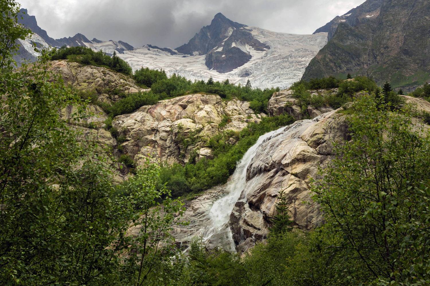 Россия, кавказ, водопад, russia, waterfall, caucasus, Mikhail Konarev