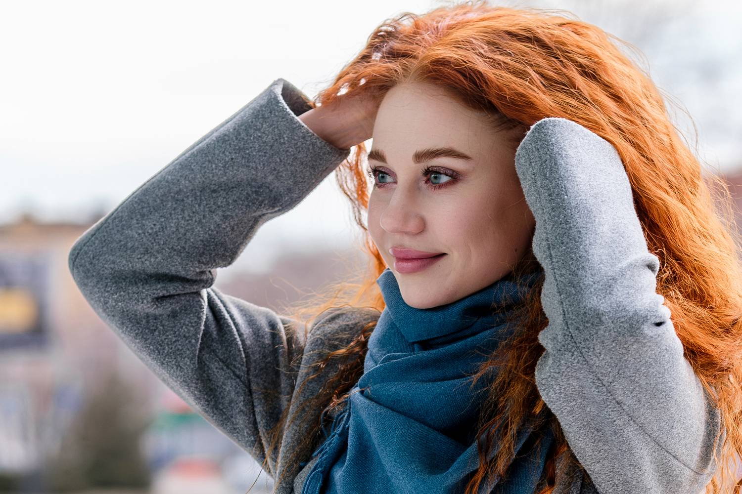 девушка, рыжеволосая девушка, Наталья Максимова