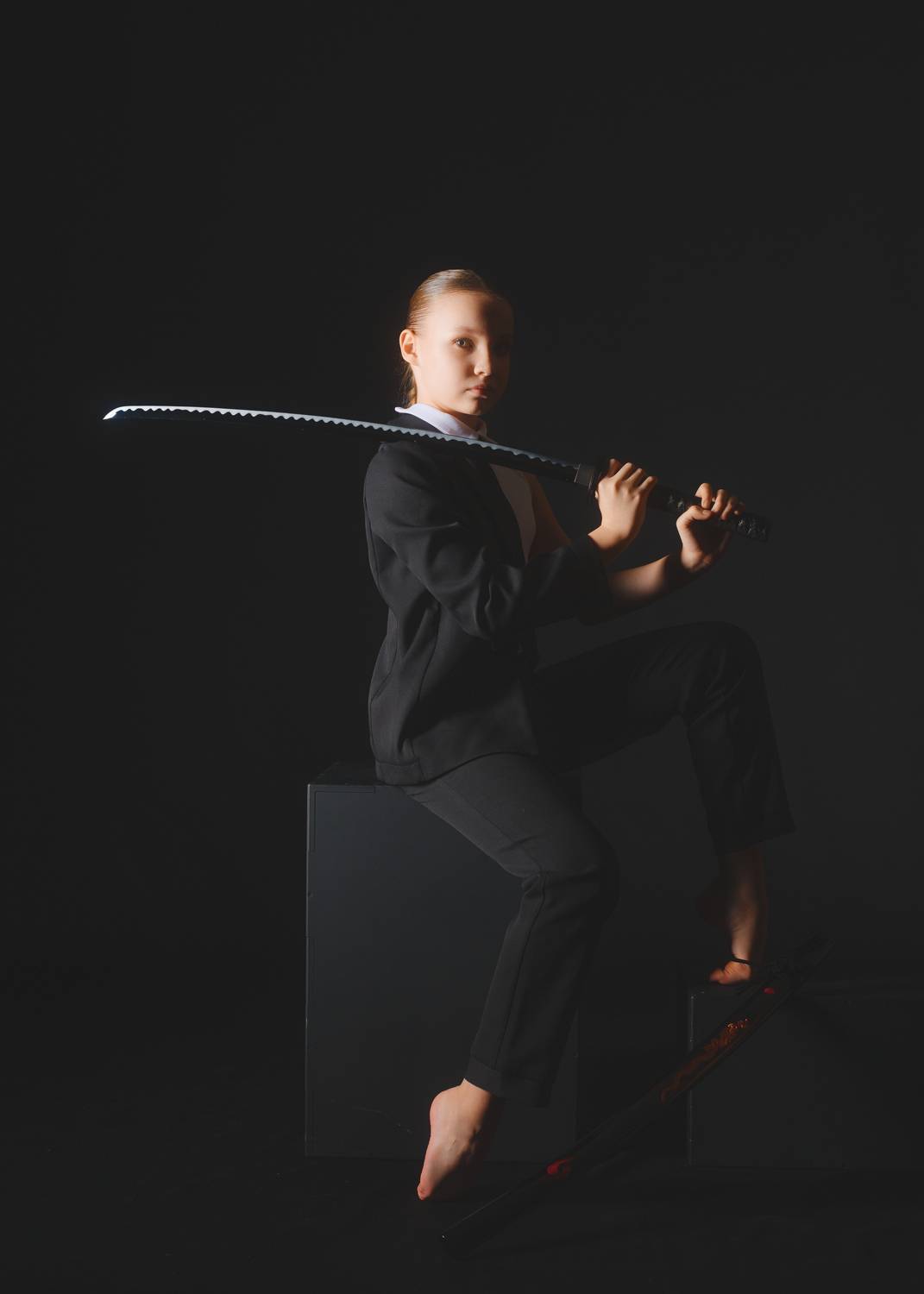 Клинок, катана, портрет, Василий Кувакин