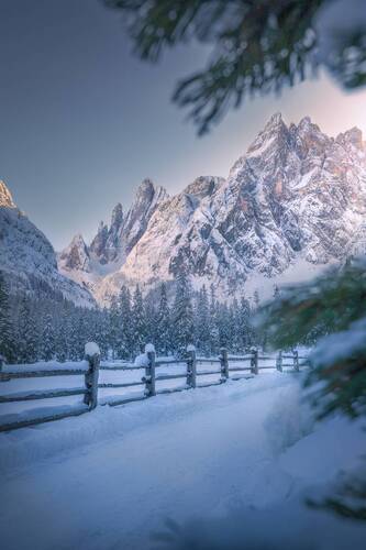 Snowy Dolomites