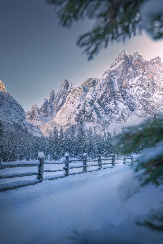 #landscapes #outdoors #photography #italy #dolomites Snowy Dolomites фото превью
