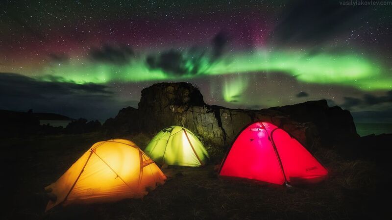 рыбачий, фототур, яковлевфототур, кольский, арктика, север, аврора, сияние, средний Полярный светофор фото превью