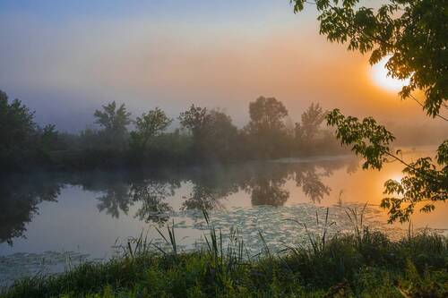 Тихое утро.