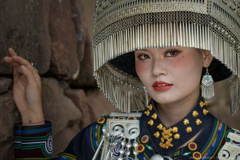 китай, этно, china, fenghuang Девушка в Фэнхуане фото превью