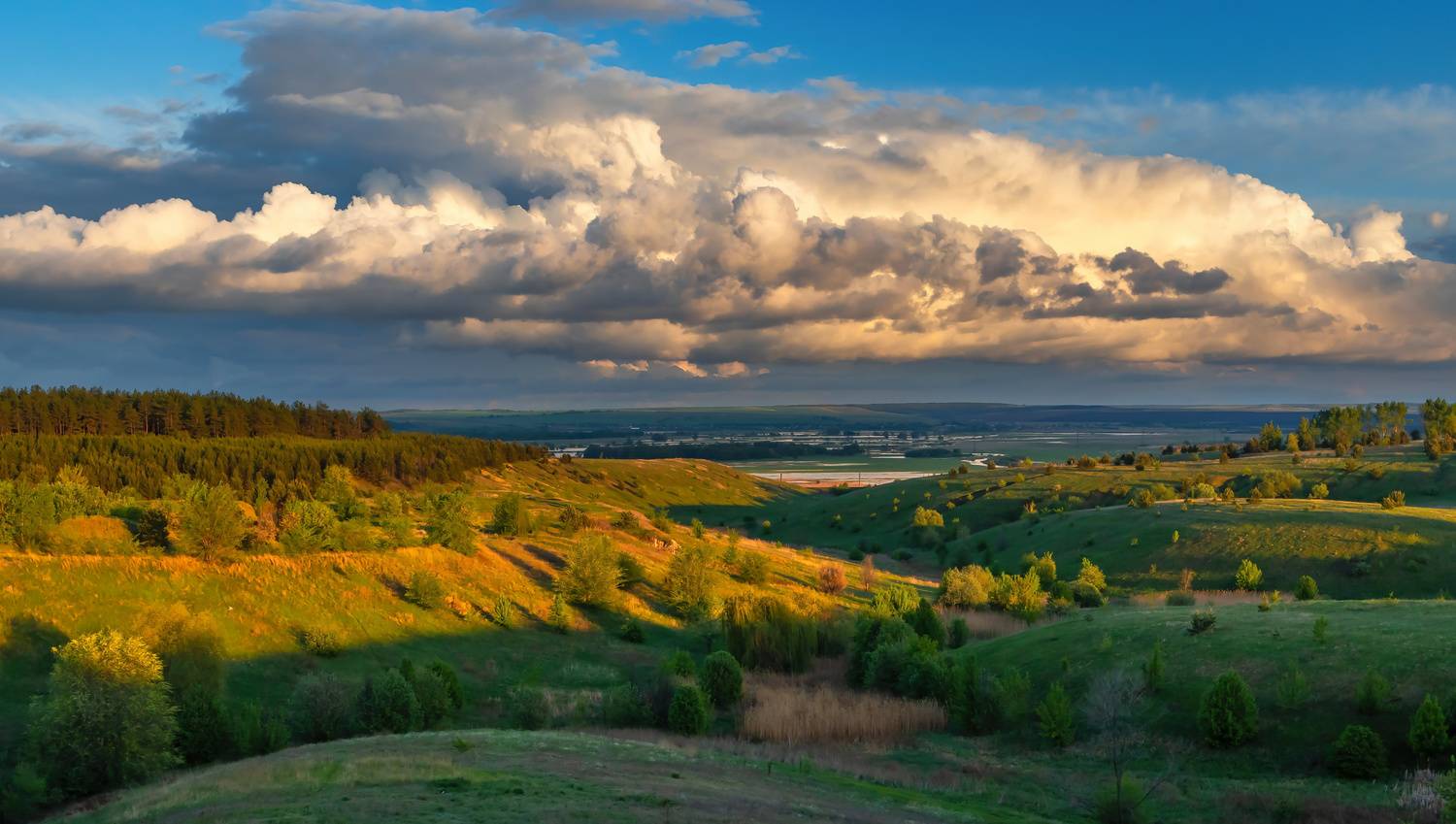 весна облака холмы, Бойков Алексей