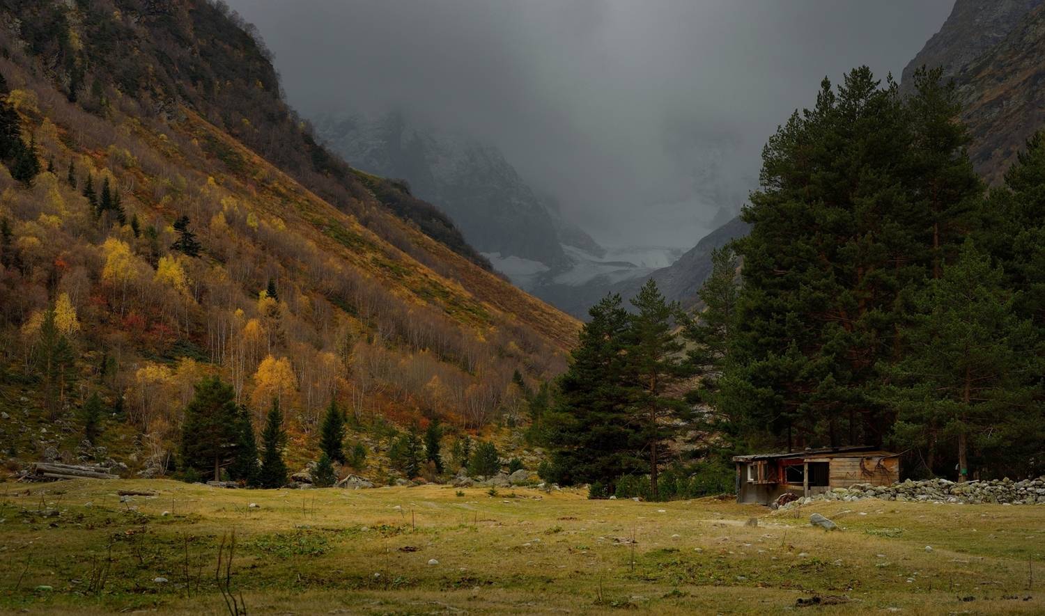 горы осень гоначхир, Александр Жарников
