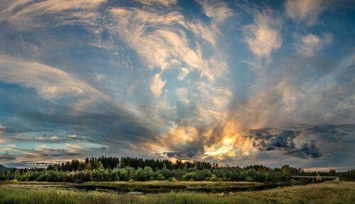 На закате дня