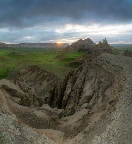 Закат на Айракты, Казахстан