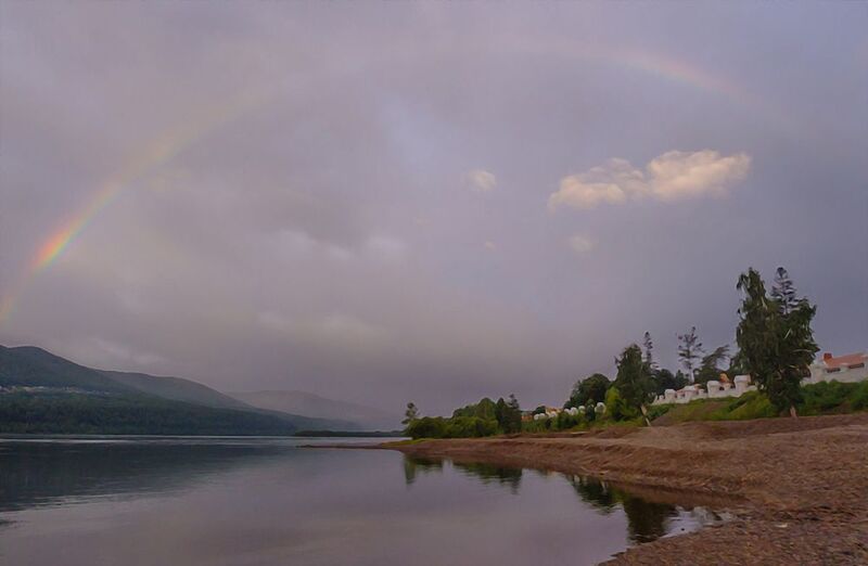 Утренняя радуга. фото превью