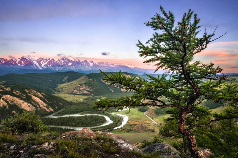 Синий час над Меандрами Чуи фото превью