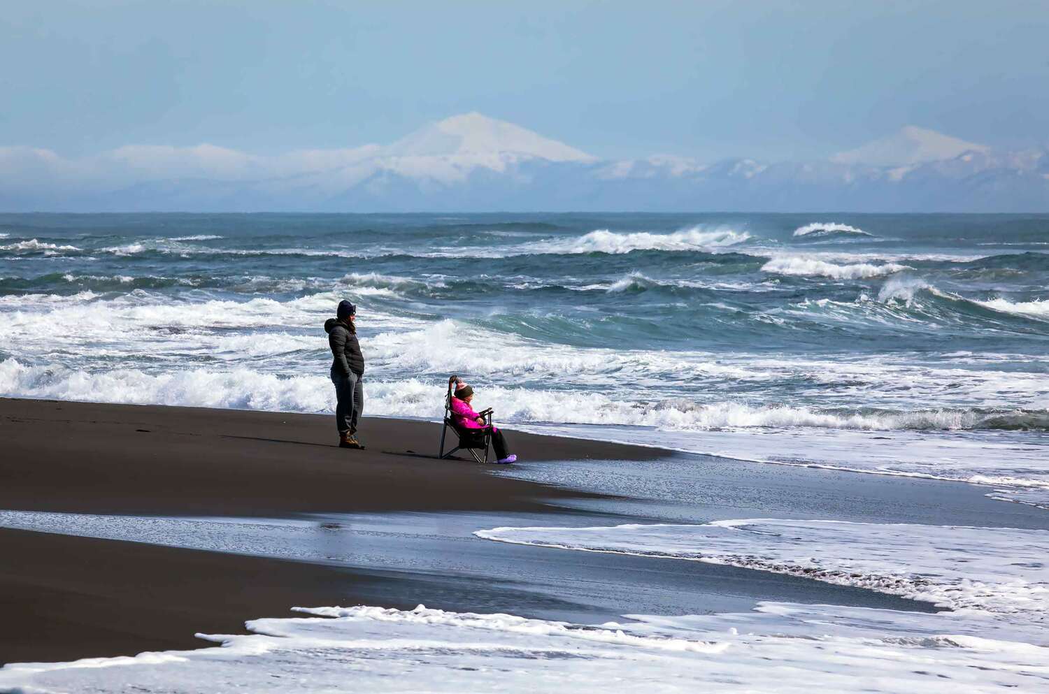 тихий океан, волны, прибой, отдых, халактырский пляж, камчатка, Уткин Дмитрий