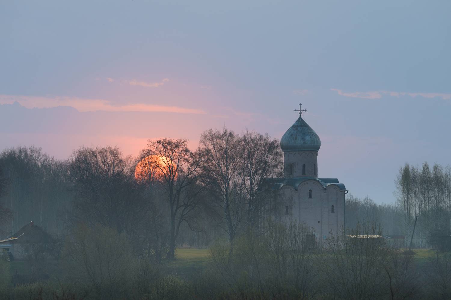 новгородская область, рассвет, спас-нередицы,, Роман Фабричный