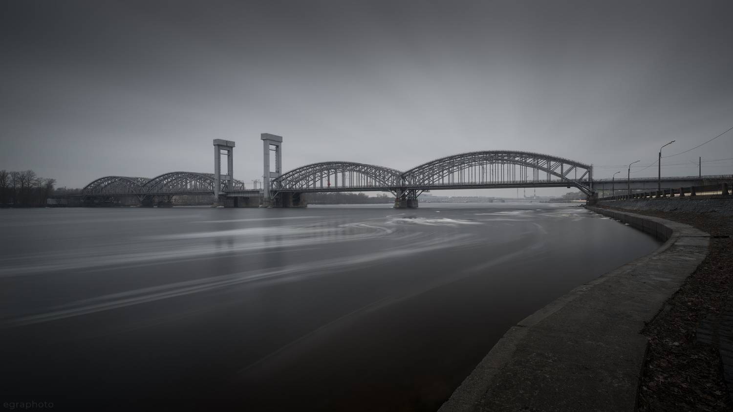 санкт-петербург, спб, россия, питер, spb, saint-petersburg, piter, russia, нева, финляндский железнодорожный мост, ледоход, Рябенький Александр