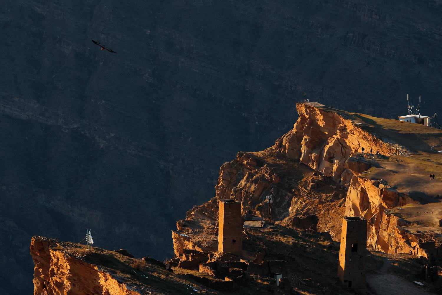 гоор,башни,старый гоор,дагестан,закат,, Magov Marat