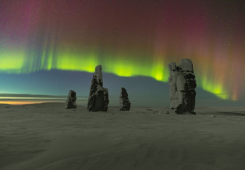 аврора, северное сияние, якутия, улахан-сис Аврора фото превью