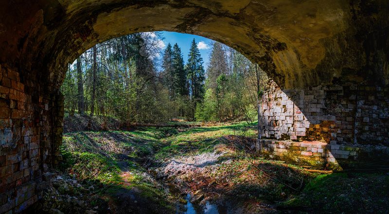 весна, мост, усадьба В старой усадьбе фото превью